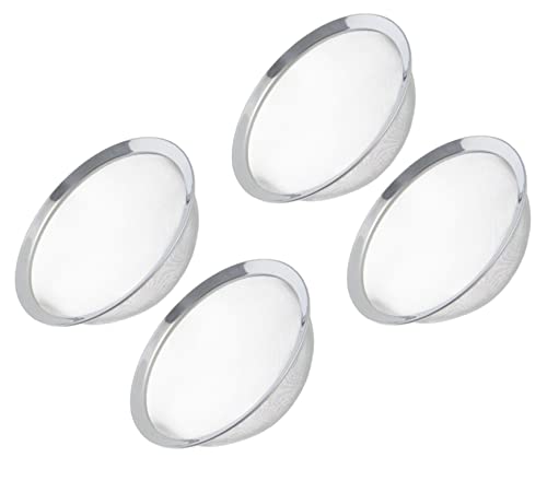 Bayli 4er Set Shishasieb 17mm für Tonkopf, Steinkopf, Glaskopf Tabaksieb für Wasserpfeife Kopfsieb zum auffangen von Tabak Shisha Sieb aus Edelstahl, ermöglicht leichte Reinigung des Kopfes