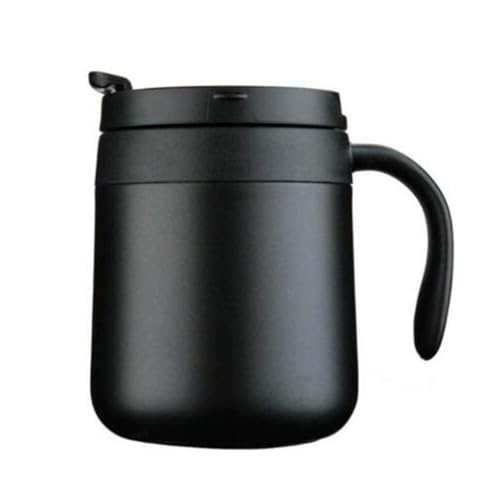 HOUSN 350 / 500Ml 304 Thermos Tassen Büro Büro Vakuumbecher Mit Griffdeckel Isolierter Teetasse Tragbare Thermoskasse,1,350ml