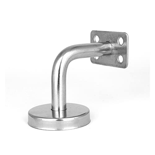 MZWNQ 5 Stück 90 Grad Edelstahl Wandhalterung Leiter Wand Handlauf Halterungen Treppen Geländer Treppen Hardware Zubehör (Color : 5pcs Flat 60x80mm)