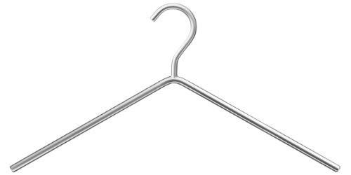 VIELER Architectural Hardware Kleiderbügel 3 Stück, Silber