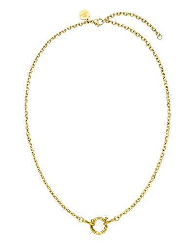 Purelei® Maikai Kette Damen (Gold) – Halskette Damen aus langlebigem Edelstahl – Wasserfeste Kette mit Anhänger – 40-45 cm Länge verstellbar – Halskette für deinen individuellen Look