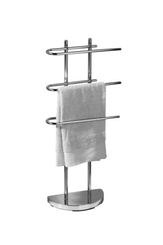 Premier Housewares 1600970 Handtuchständer, Chrom, Silver, 41 X 18 X 94CM x 3.6kg