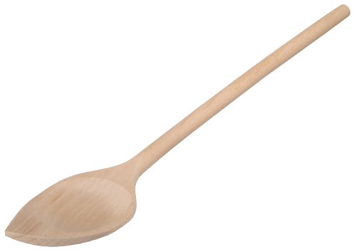 HOFMEISTER® Holz Kochlöffel, 25 cm, spitz, Naturprodukt: handgefertigt, plastikfrei, keine Kratzer im Topf, unbehandelt, hitzebeständig, antibakterieller Rührlöffel, Buche