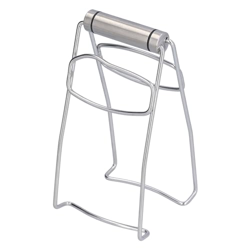 Hot-Dish-Teller-Clip, 304 Edelstahl Hot-Dish-Teller-Clip, Anti-Verbrühung, Rutschfester Geschirrgreifer, Schüssel-Klemmhalter, Zusammenklappbarer Hot-Dish-Teller-Clip, Schüssel-Klemmhalter, Zange für