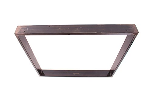 KTC Tec Tischgestell Rohstahl TR80k-600 breit Tischuntergestell Tischkufe Kufengestell (1 Rahmen)