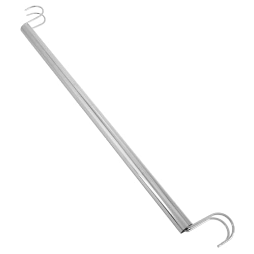 GLEAVI Kleiderstange Kleidertrocknungsregal Wäscheständer Aus Edelstahl Garderobenständer Wäscheständer Zum Trocknen Von Kleidung Kleiderständer Trocknen Rostfreier Stahl Silver