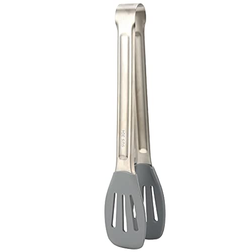 Küchenzange, Kochzange, Verschließbare Lebensmittelzange aus Metall, Rutschfester Griff, Geeignet Zum, Salat,, Braten, Backen