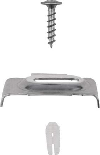 BLANCO Montageset Edelstahlspülen 4er Set Halteelemente für Arbeitsplatten (ab 20mm) | Für Unterbau unter die Arbeitsplatte | Für Edelstahlspülen und Edelstahlunterbaubecken