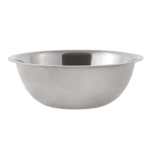 SIDCO Schüssel Edelstahl Rührschüssel Jumbo Salatschüssel Mega Schale Ø 34 cm