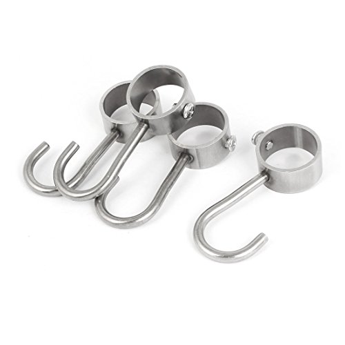 Aexit Kleiderschrank Bad Edelstahl Hängen Rohr Haken Aufhänger 25mm Durchmesser 4 stücke (09f99934d3ada3e5e2cc26776995f1b1)
