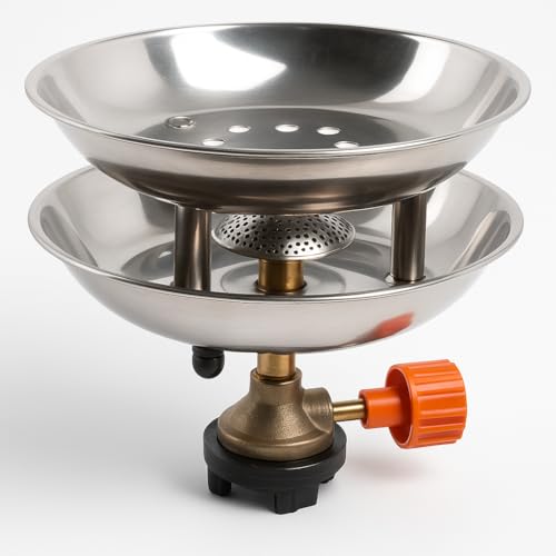 Atomic Gas Kohle Starter – Edelstahl Shisha Kohleanzünder für schnelles und gleichmäßiges Entzünden von Naturkohle – Ideal für unterwegs und Outdoor-Aktivitäten