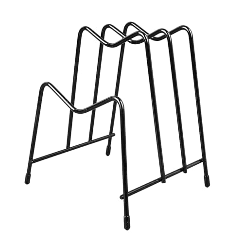 Schneidebretthalter, Kompakter Schneidebrett Organizer, Ständer, 4 Schlitze, Edelstahl, Geteiltes Tablett, Mehrzweck Küchenarbeitsplatte, Töpfe, Pfannendeckel, Regal, Kochgeschirr, Kuchenformen