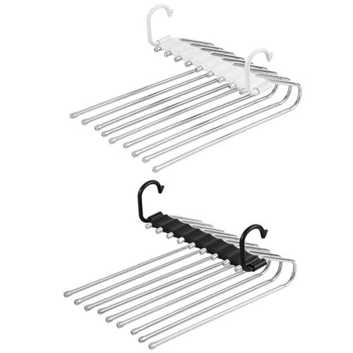 Edelstahl-Garderobenständer, multifunktional, langlebig, platzsparend, ideal für Kleider- und Schrankgebrauch, 33,7 x 24 x 15,7 cm