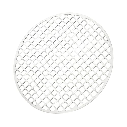 Grillrost aus Edelstahl, runder Grillrost, runder Grill aus Edelstahl | Vielseitiger Grillständer für den Außenbereich, tragbar, Firecut Fire Pit BBQ Food Pizza Braten