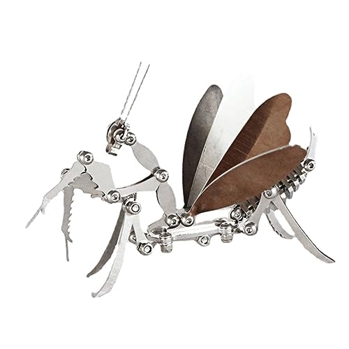 Housoutil Decor Statue Edelstahl Handwerk Desktop Dekoration Platzsparende Tier Statue Für Schlafzimmer